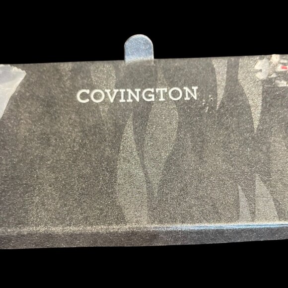 Covington Silver Black Beaded Bracelet Set Multi Strand Boho Chic Layered Look - Picture 7 of 7